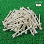 CRESTGOLF 70MM Bamboo Golf Tee 2-3/4 Inch Golf Supplies Accessories Pack of 100pcs