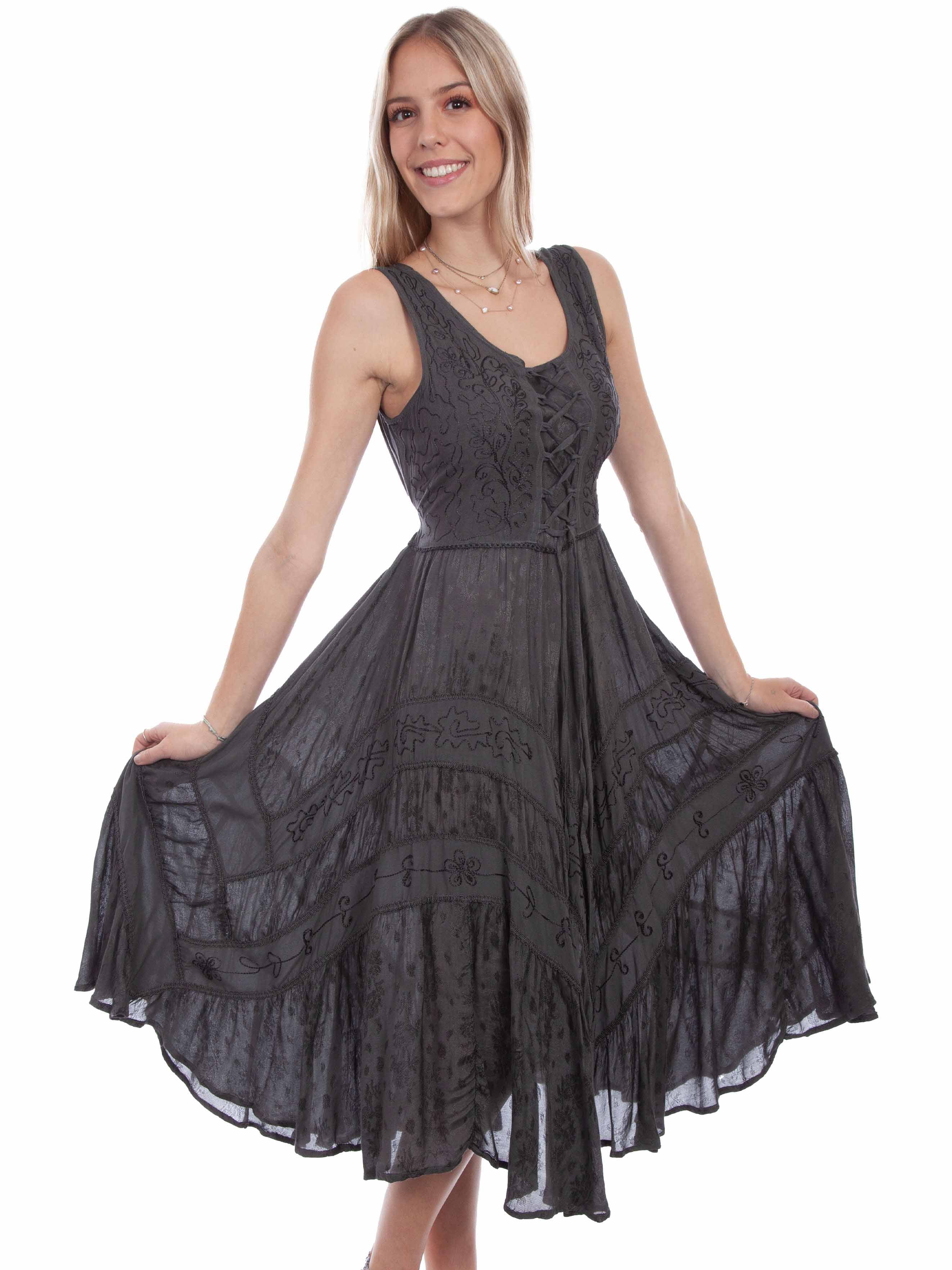 LACE FRONT DRESS