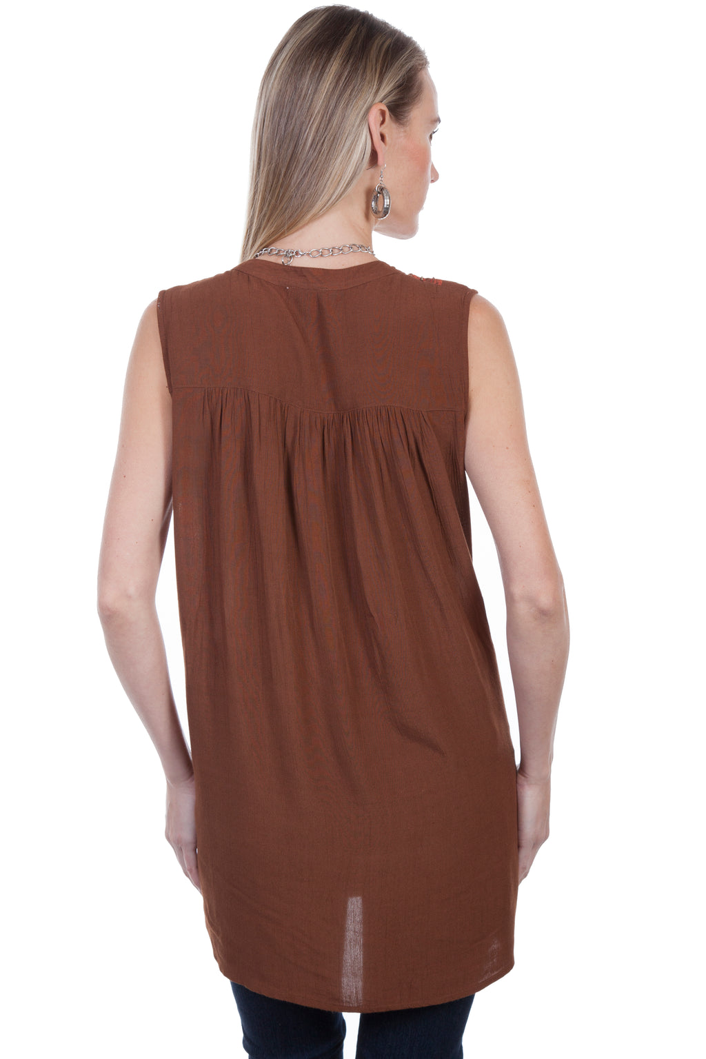 S/L TIE FRONT TUNIC