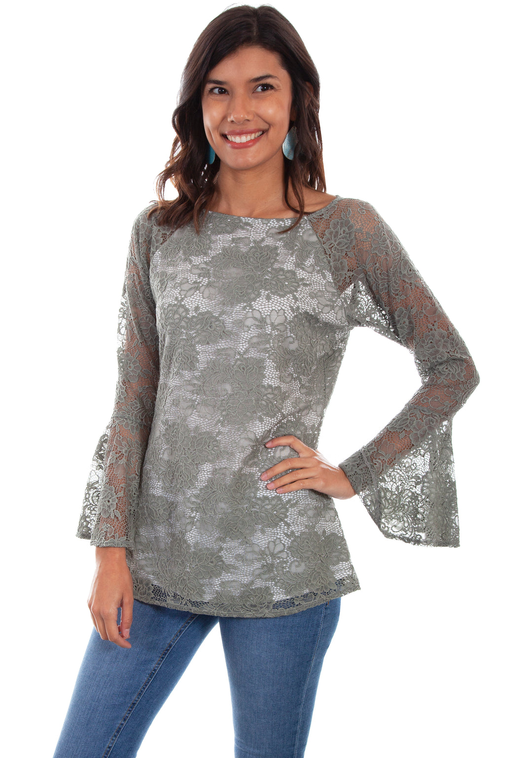LINED LACE TUNIC