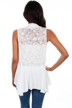 LACE KNIT VEST