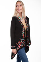 EMB. SHARK BITE CARDIGAN