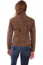 LEOPARD DENIM JACKET