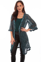 FLORAL LACE CARDIGAN