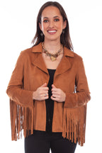 ULTRA SUEDE FRINGE JACKET