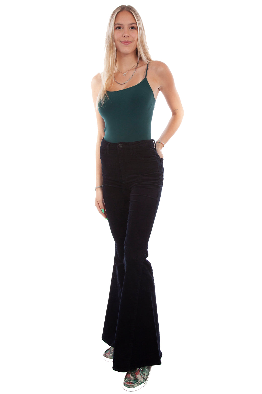 CORDUROY BELL BOTTOM PANTS