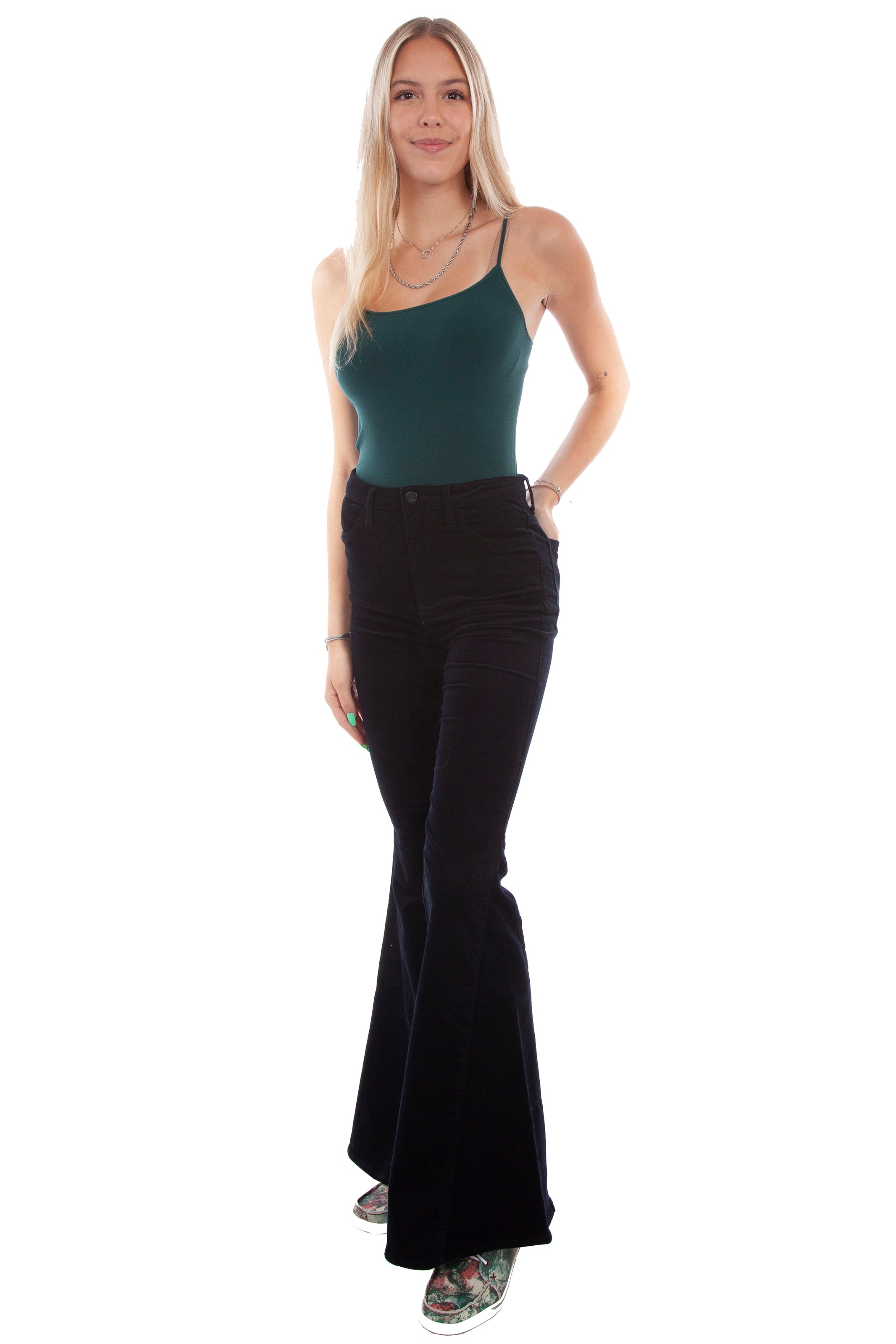 CORDUROY BELL BOTTOM PANTS