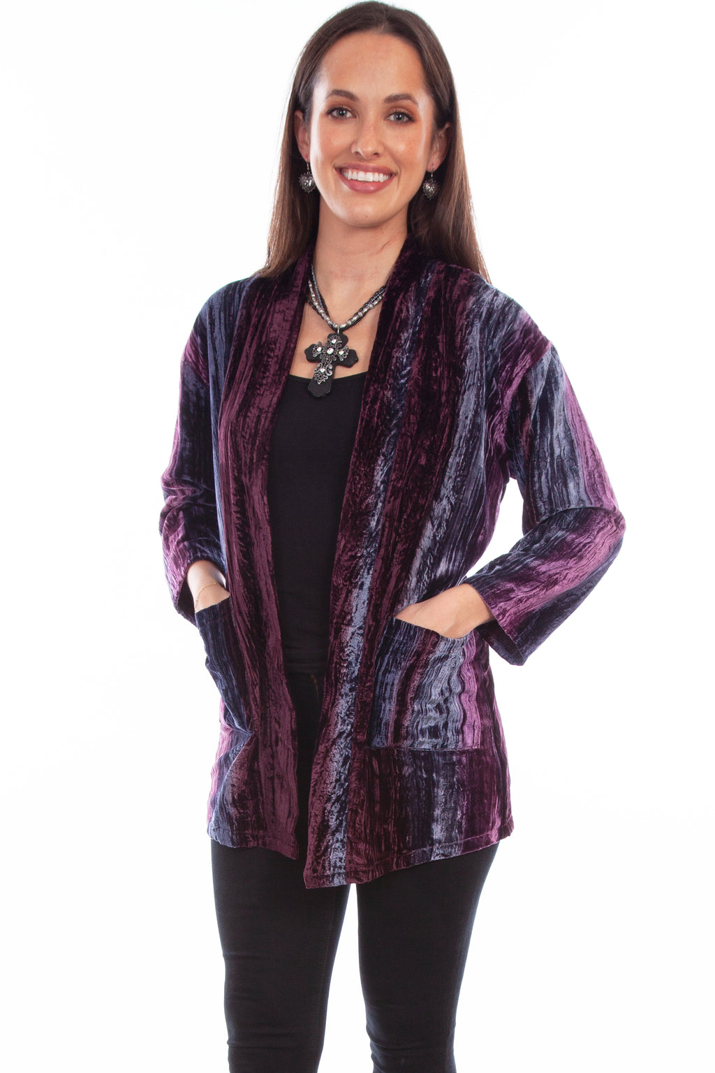 VELVET CARDIGAN