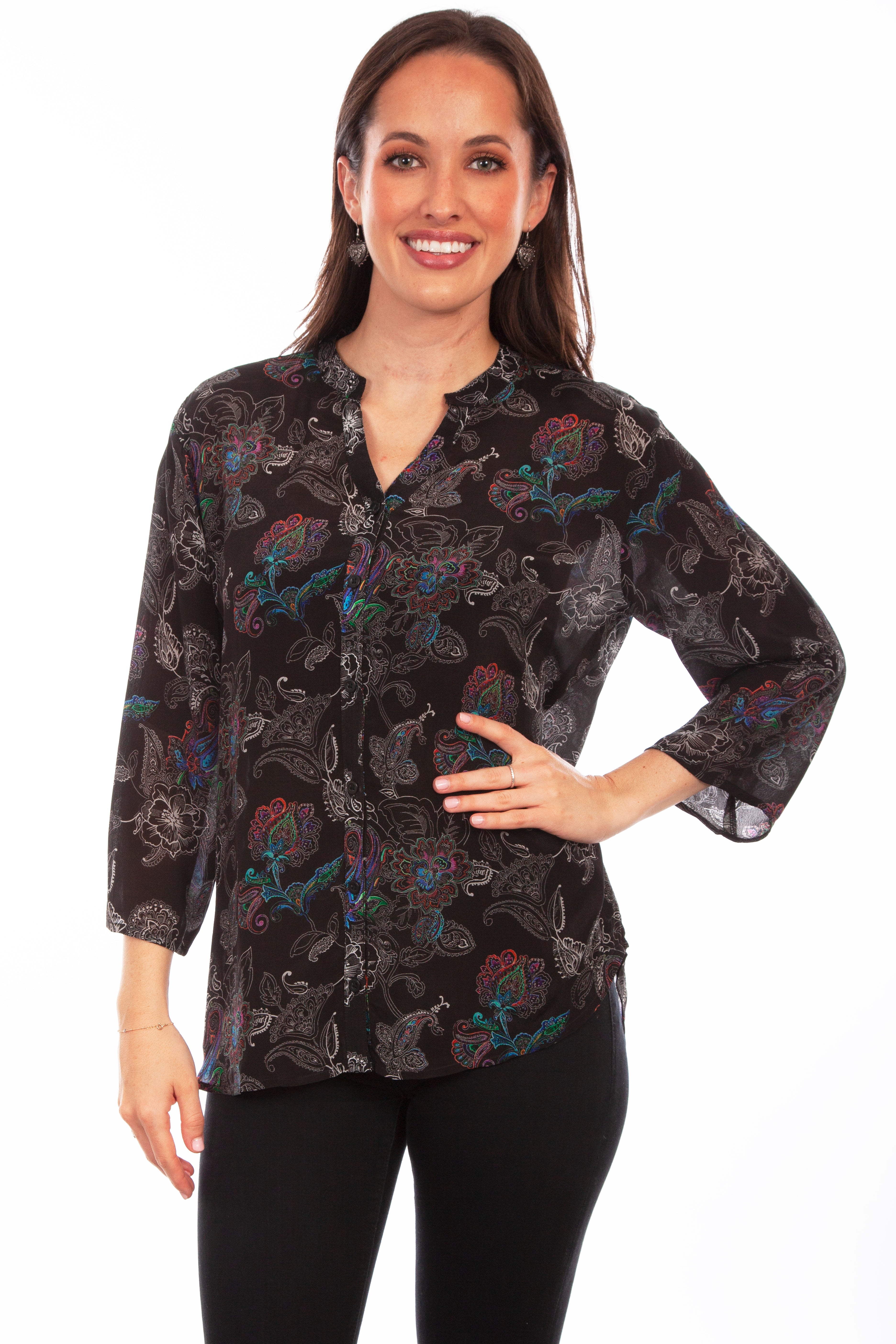 FLORAL PRINT BLOUSE