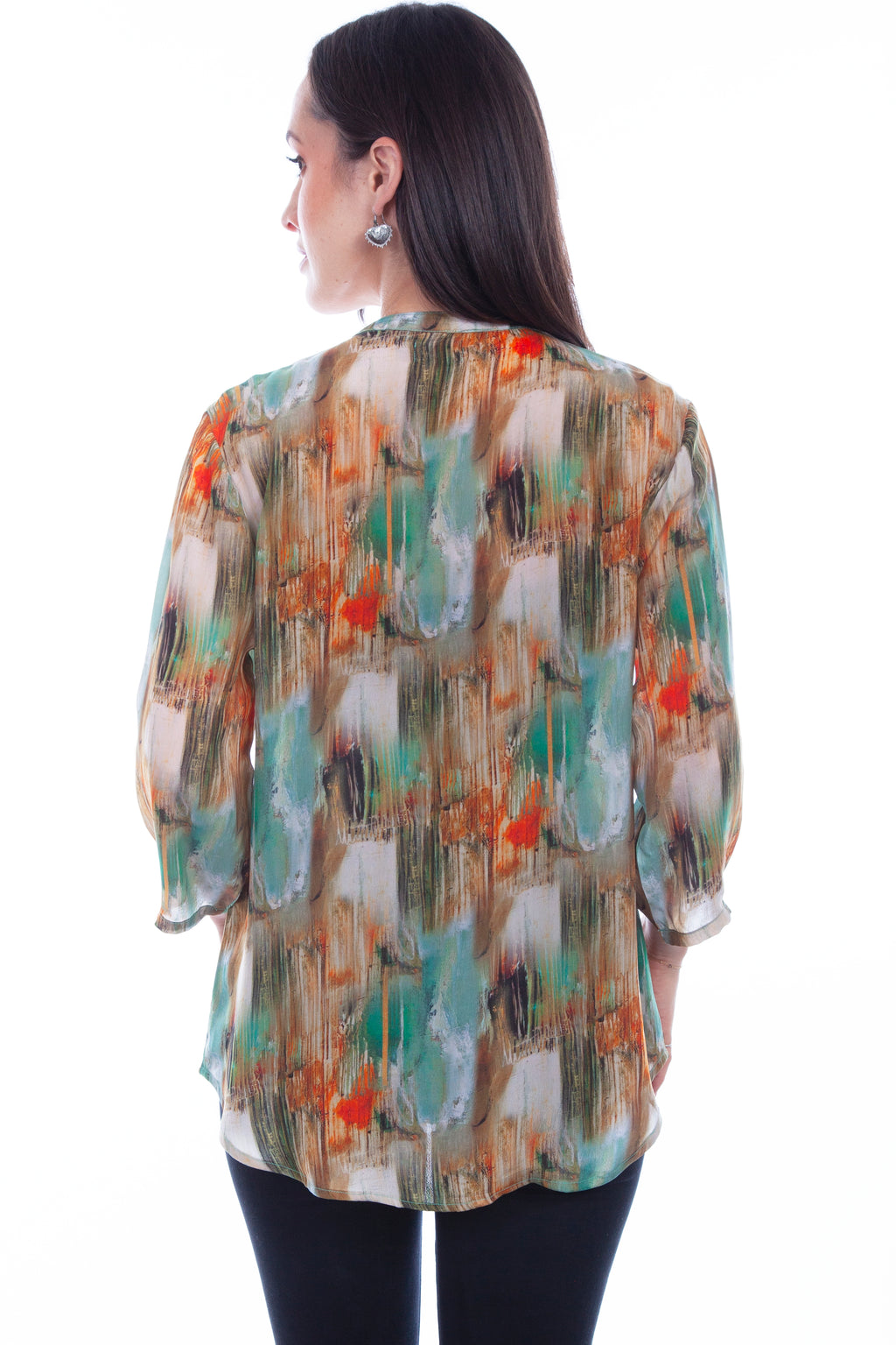 MULTI COLOR PRINT BLOUSE