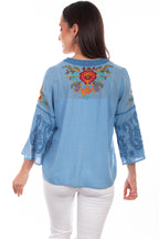 EMBROIDERED BLOUSE