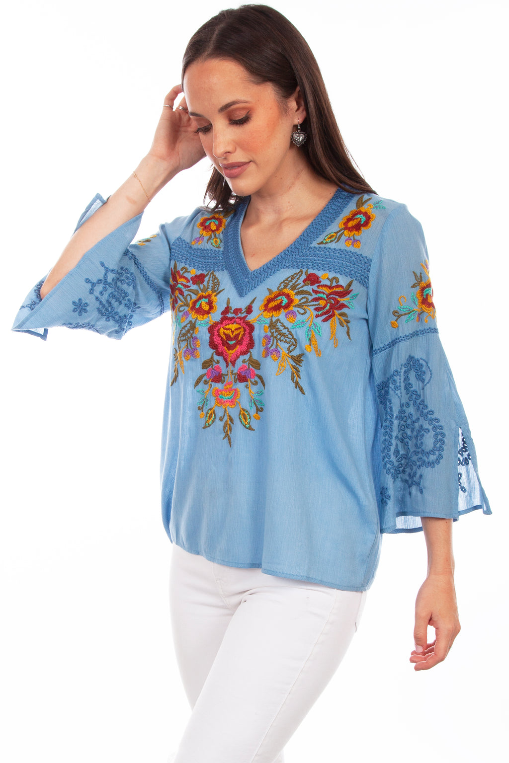 EMBROIDERED BLOUSE