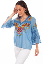 EMBROIDERED BLOUSE