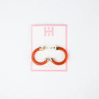 Mini Hoops - Burnt Orange