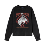 HORIZON RIDER LEATHER CARD CASE LONG-SLEEVE VTG BLACK