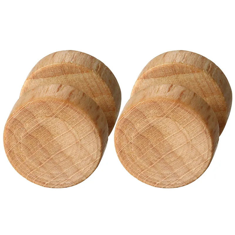 Boniskiss Men Earrings Stud 8/10mm/12mm Wood Dumbbell Barbell Earrings Double Sided Women Earring Body Piercing Boucle D'oreille