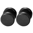 Boniskiss Men Earrings Stud 8/10mm/12mm Wood Dumbbell Barbell Earrings Double Sided Women Earring Body Piercing Boucle D'oreille