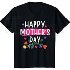 "Happy Mother's Day 2025" – Timeless Floral Mom Celebration Graphic Top