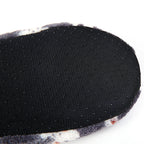Mntrerm Warm At Home Woman Slippers Cotton Shoes Plush Female Floor Shoes Non-slip Indoor Bow Tie Dots Shoes Woman Home Slipper