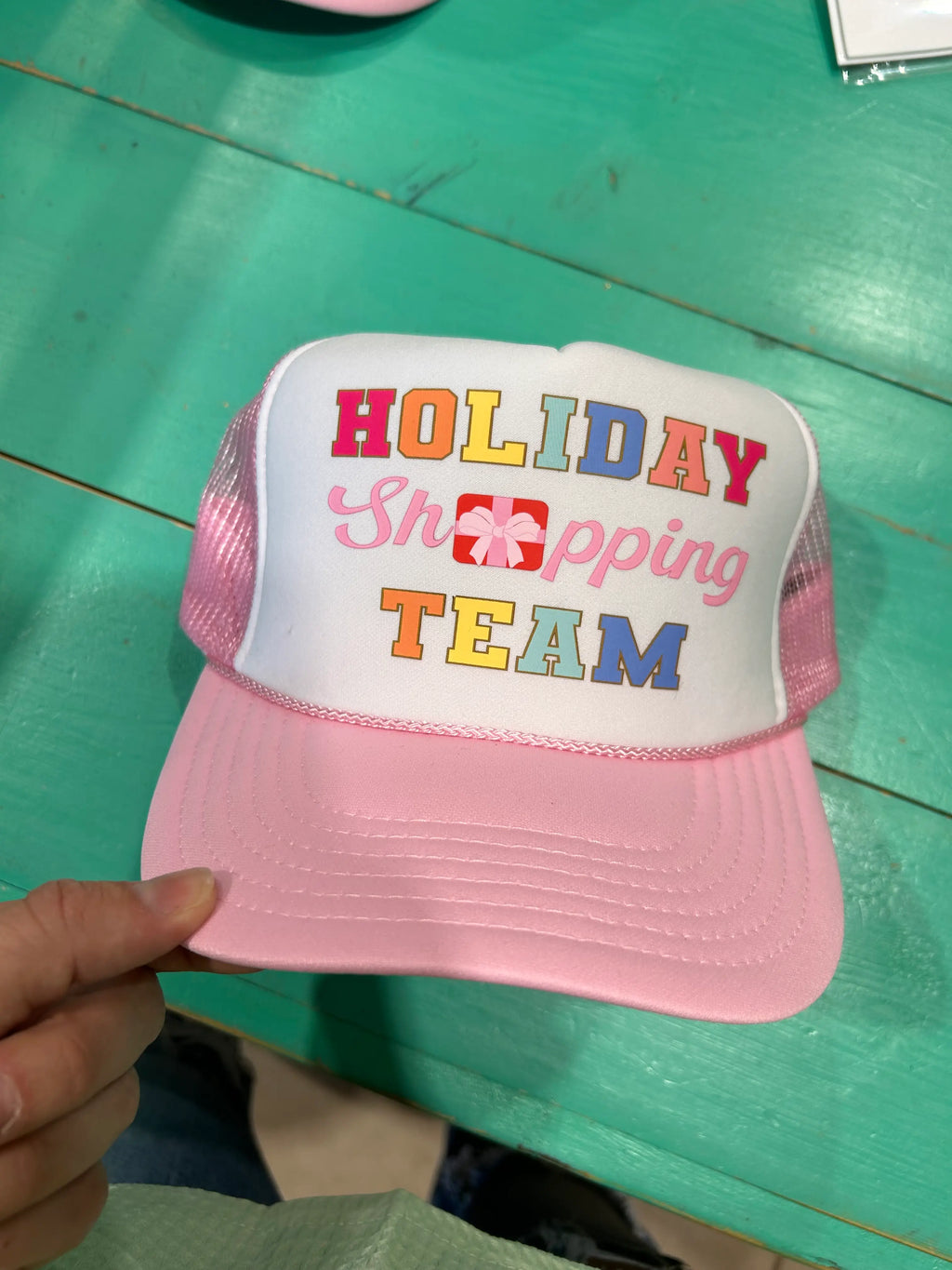 Holiday Shopping Team Trucker