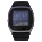 EK-C1 Montre Connectee Silicone Strap Smart Watch - Black by Eclock for Unisex - 1 Pc Watch