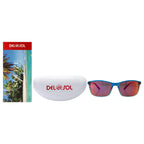 Solize Good Vibes Only - Clear-Blue by DelSol for Unisex - 1 Pc Sunglasses