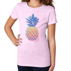Girls Crew Tee - Pineapple Love - Lilac by DelSol for Kids - 1 Pc T-Shirt (YS)