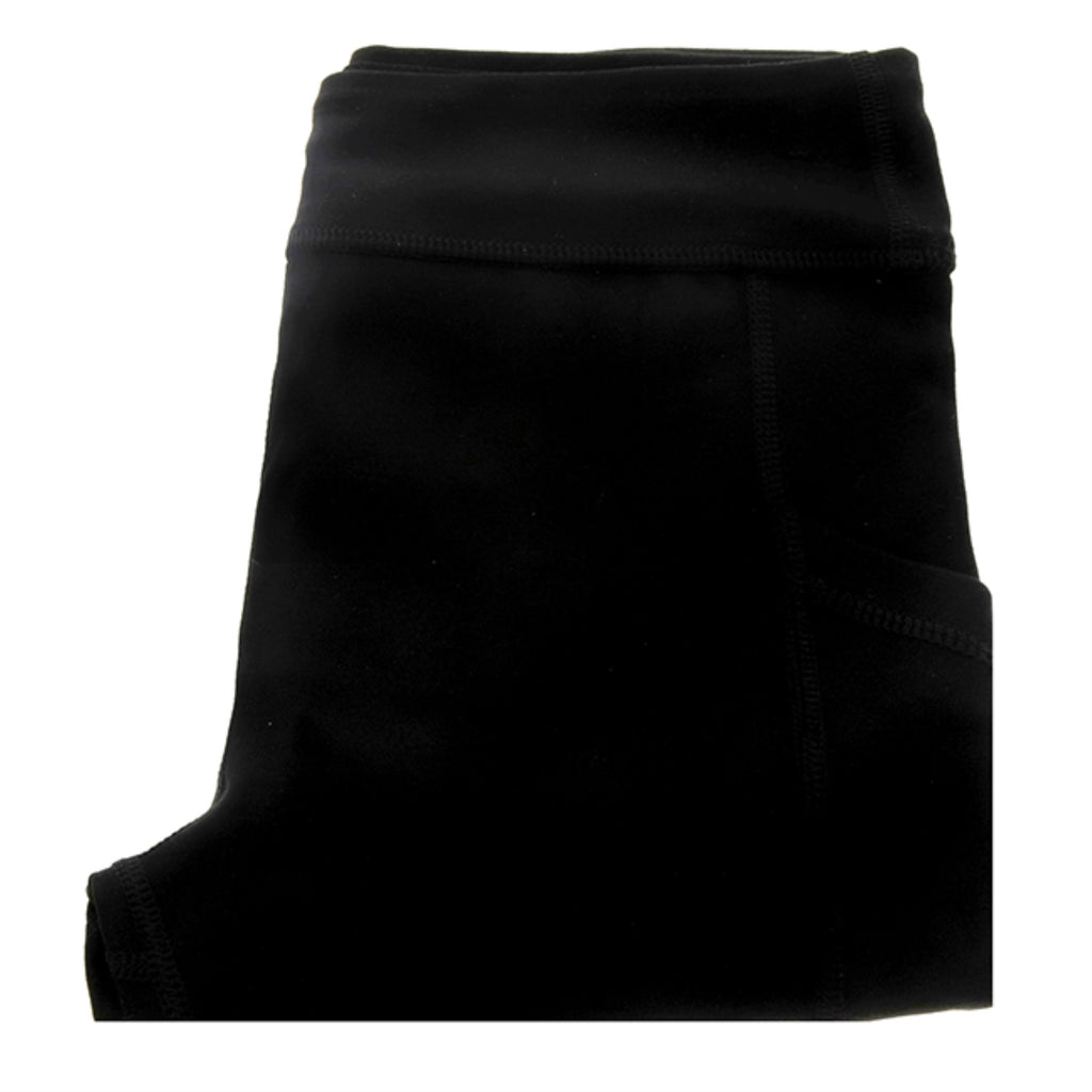 Bamboo Pieced Athletic Legging - Black by Cariloha for Women - 1 Pc Legging (XS)