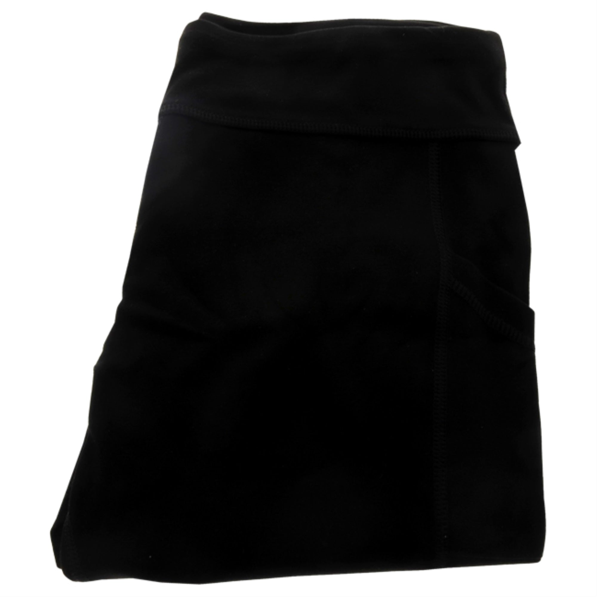 Bamboo Pieced Athletic Legging - Black by Cariloha for Women - 1 Pc Legging (M)