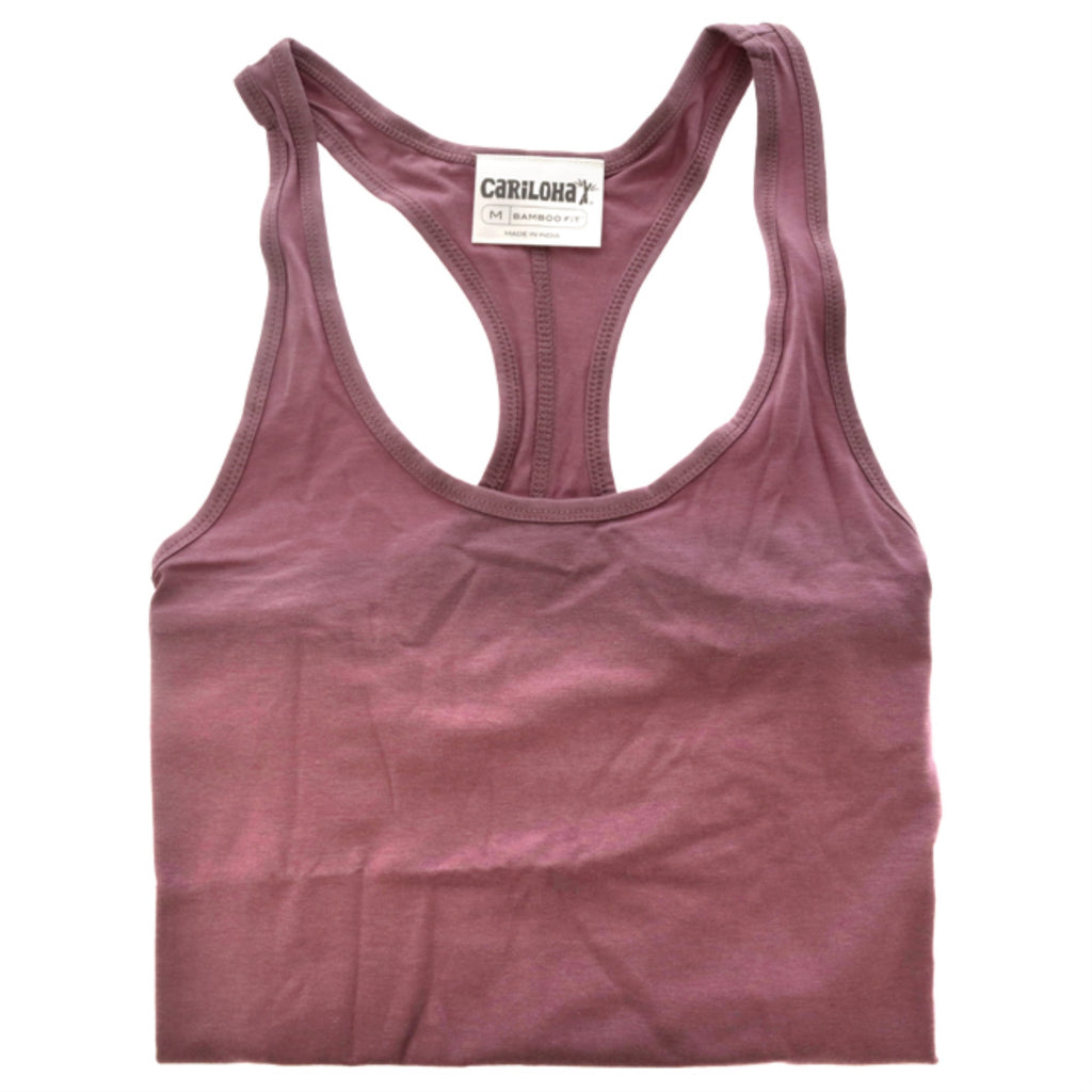 Bamboo Racerback Tank - Rosewater by Cariloha for Women - 1 Pc Tank Top (M)