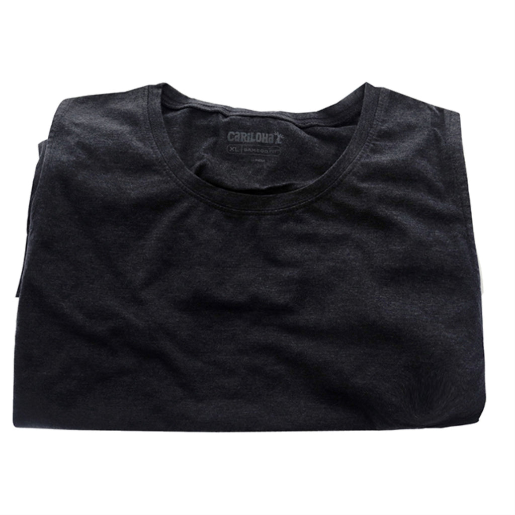 Bamboo Sleeveless T-Shirt - Carbon Heather by Cariloha for Women - 1 Pc T-Shirt (XL)