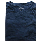 Bamboo V-Neck Tee T-Shirt - Bermuda Blue by Cariloha for Men - 1 Pc T-Shirt (M)