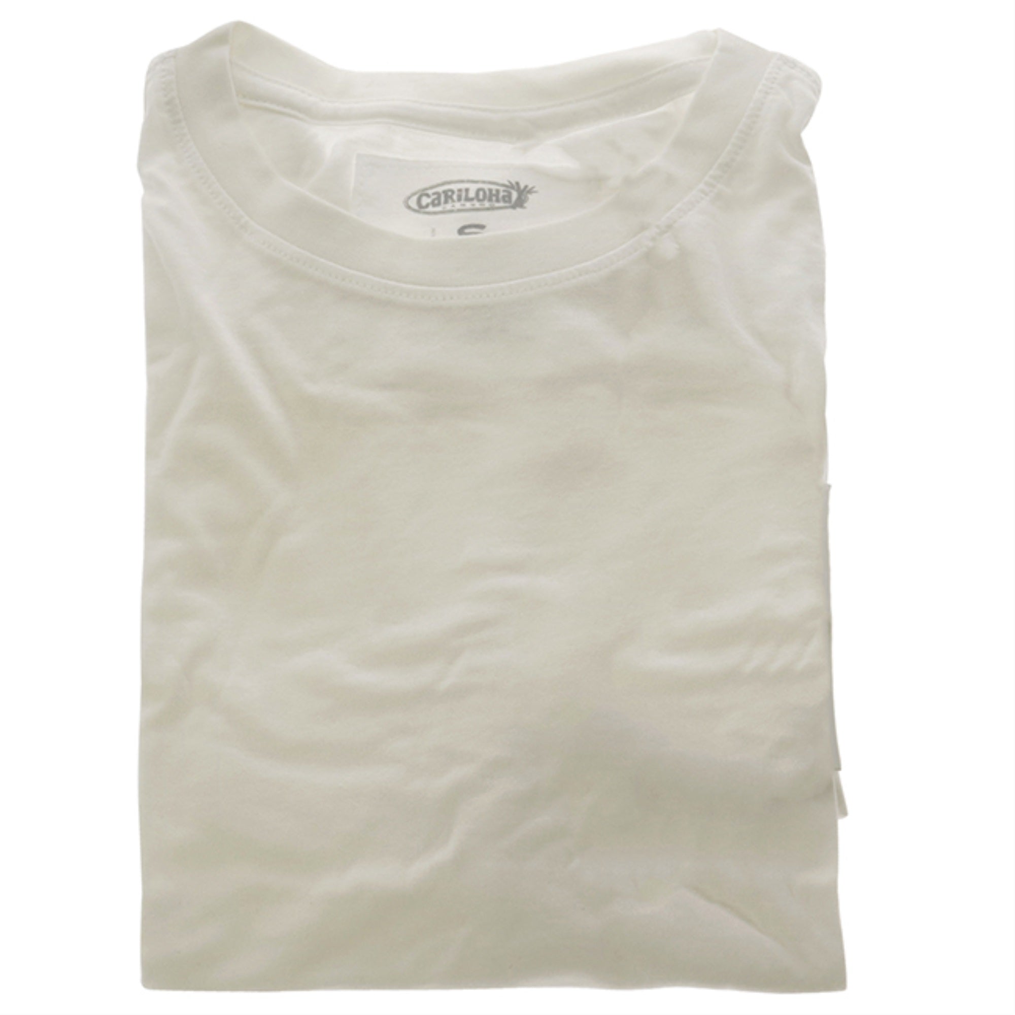 Bamboo Crew Tee - White by Cariloha for Women - 1 Pc T-Shirt (S)