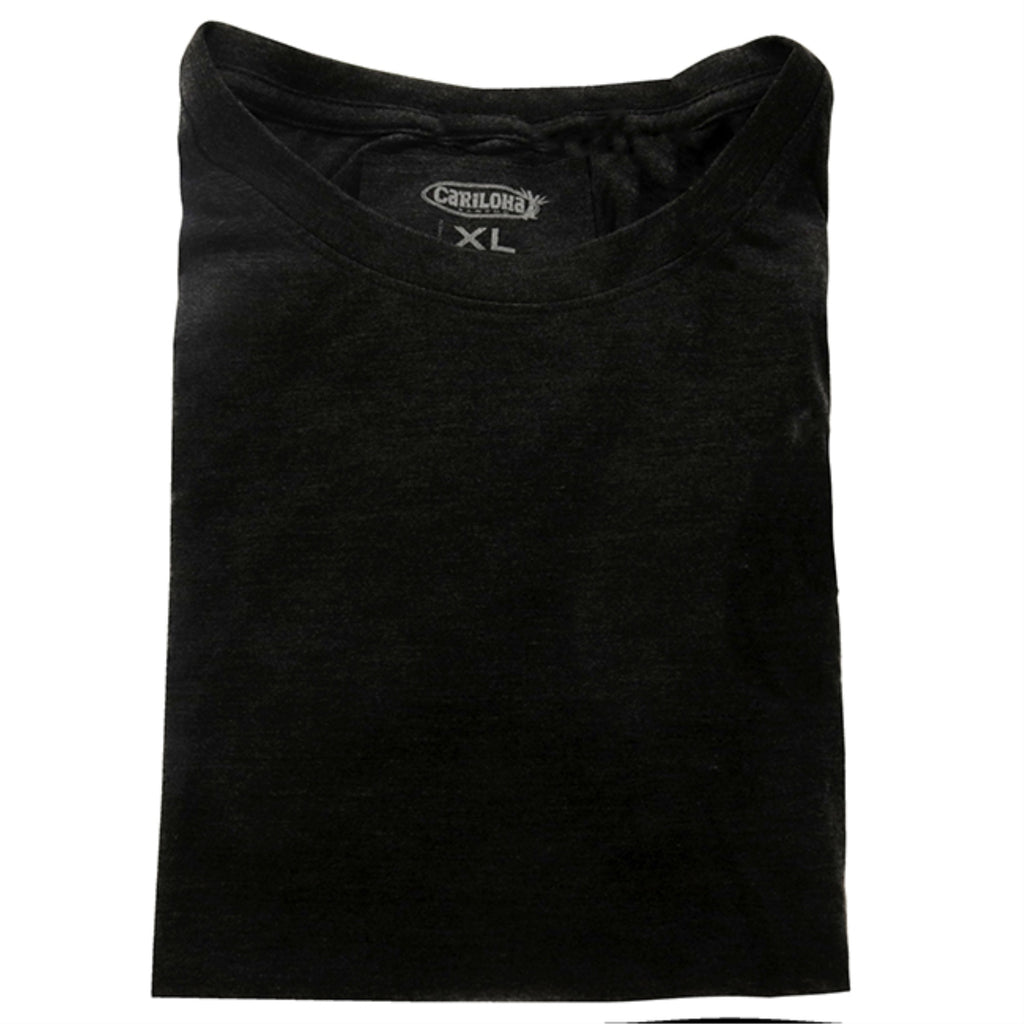 Bamboo Crew Tee - Charcoal Heather by Cariloha for Women - 1 Pc T-Shirt (XL)
