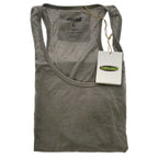 Bamboo Racer Tank - Heather Gray by Cariloha for Women - 1 Pc Tank Top (L)