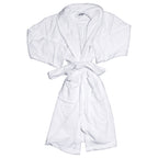 Bamboo Bathrobe - White by Cariloha for Unisex - 1 Pc Bathrobe (S/M)