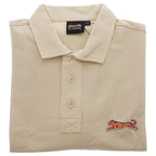 Classic Cotton Polo Shirt - Beige by Le Tigre for Men - 1 Pc Shirt (M)