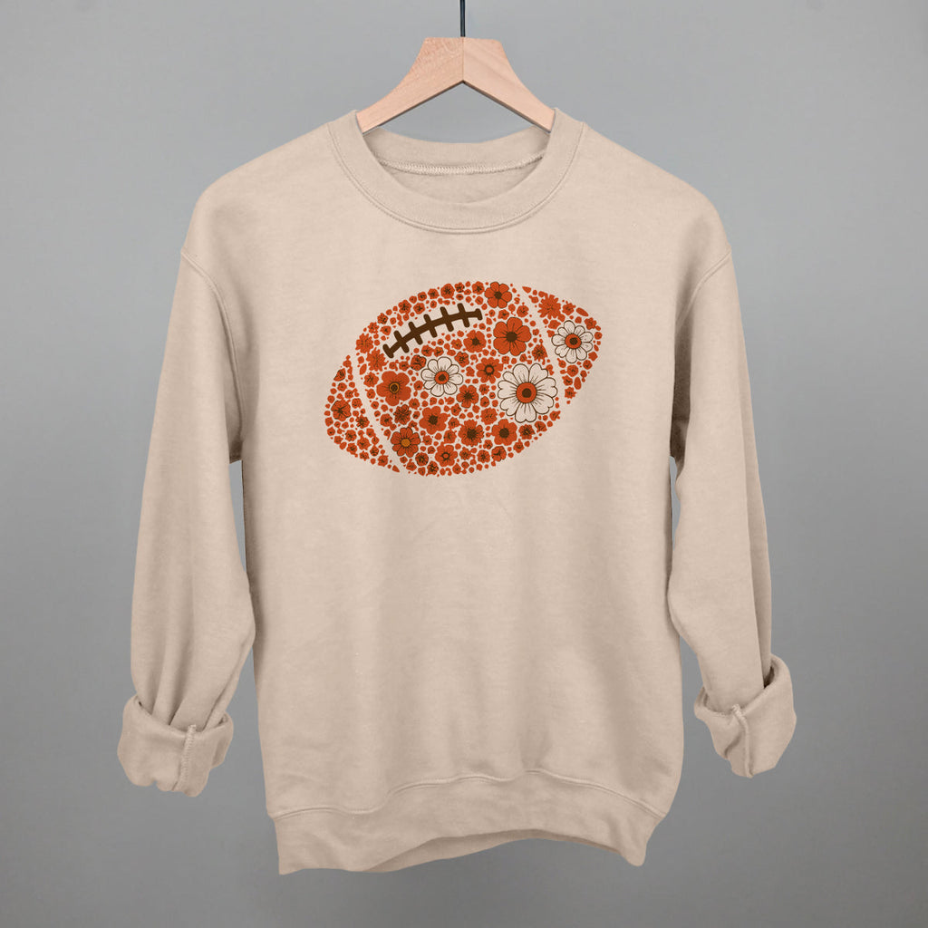 Floral Football Orange