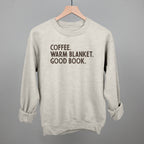 Coffee Warm Blanket Good Book