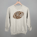 Floral Football Brown