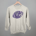 Floral Football Purple