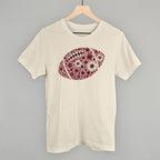 Floral Football Maroon