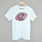 Floral Football Maroon