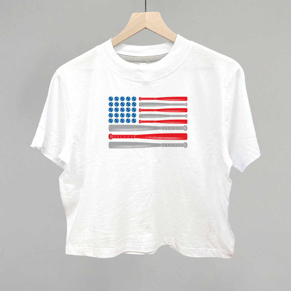 Baseball American Flag
