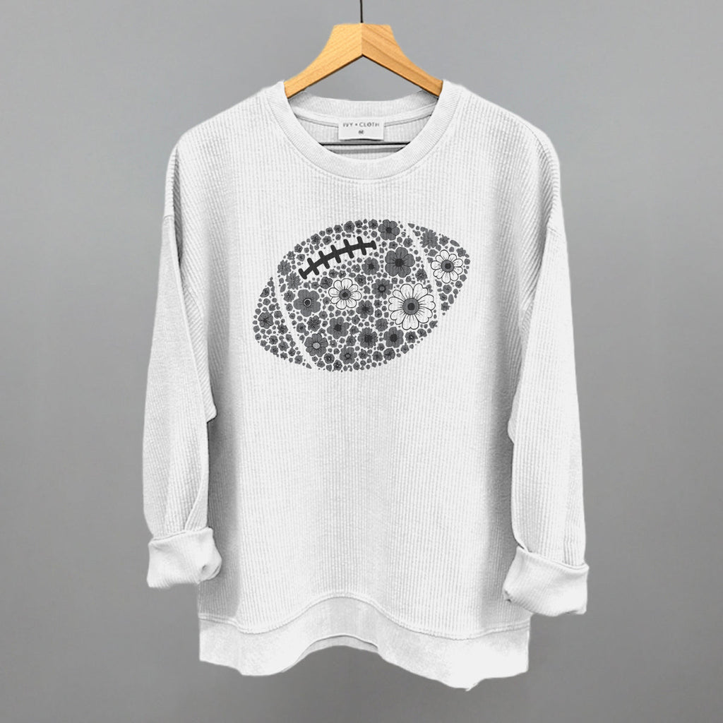 Floral Football Grey
