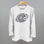Floral Football Grey