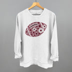 Floral Football Maroon