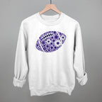 Floral Football Purple