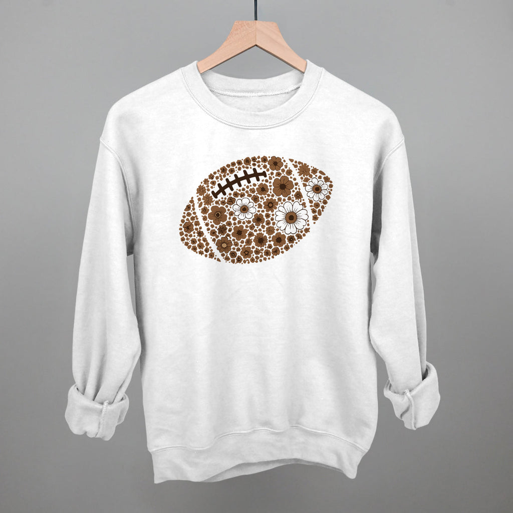 Floral Football Brown