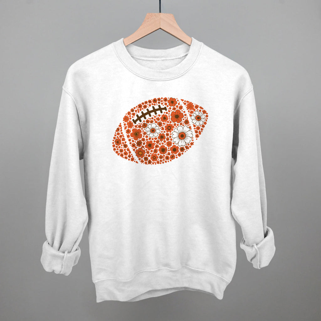 Floral Football Orange